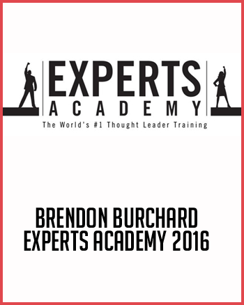 Brendon Burchard – Experts Academy 2016