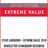 Steve Sjuggerud – Extreme Value 2016 Newsletter (Stansberry Research)