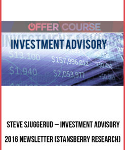 Steve Sjuggerud – Investment Advisory 2016 Newsletter (Stansberry Research)