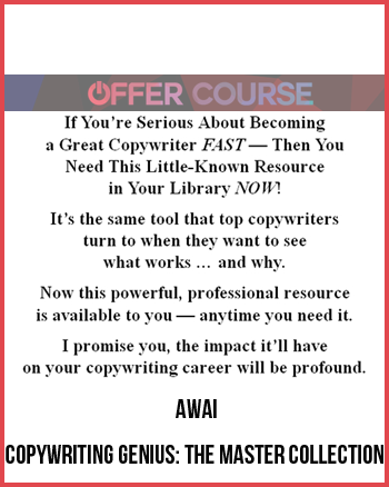 AWAI – Copywriting Genius: The Master Collection