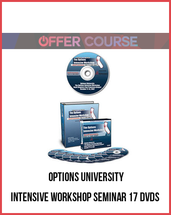 Options University – Intensive Workshop Seminar 17 DVDs