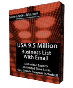 US Business Leads – 9.5 Million US Business Email Leads