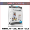 John Carlton – Simple Writing System (Videos & Workbook)