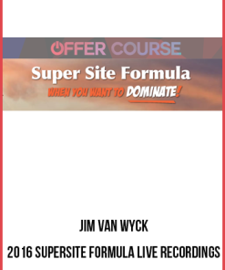 Jim Van Wyck – 2016 SuperSite Formula Live Recordings