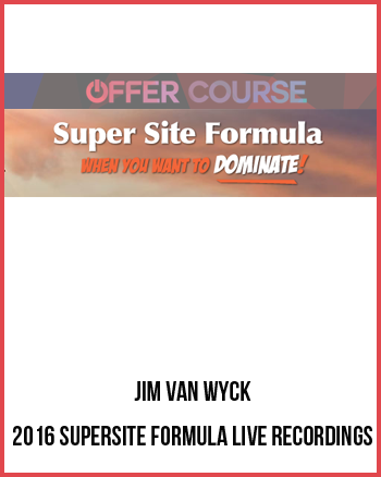 Jim Van Wyck – 2016 SuperSite Formula Live Recordings