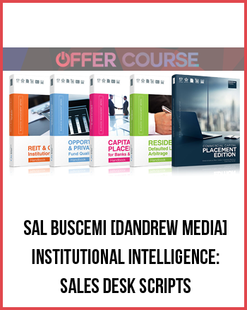 Sal Buscemi [Dandrew Media] – Institutional Intelligence: Sales Desk Scripts