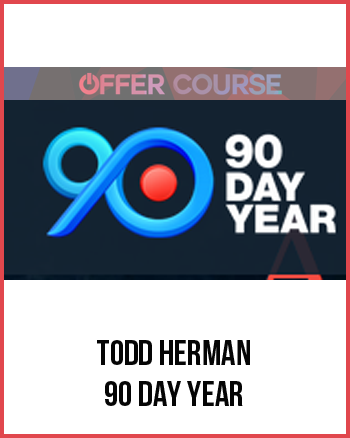 Todd Herman – 90 Day Year