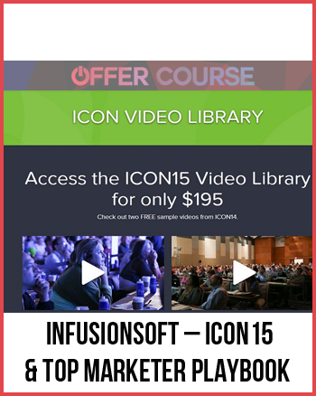 Infusionsoft – ICON15 & Top Marketer PLaybook