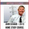 John Schaub – 2013 home study course: Retirement Investing