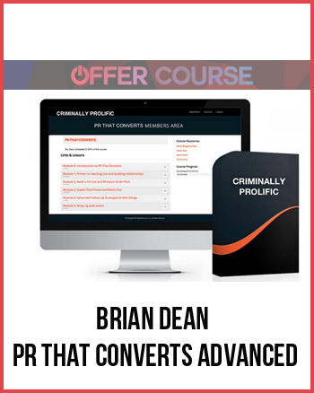 Brian Dean – PR That Converts Advanced