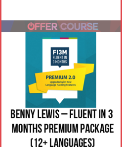 Benny Lewis – Fluent in 3 Months Premium Package (12+ Languages)