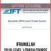 IfraNullah – 2016 Level I Crash Course