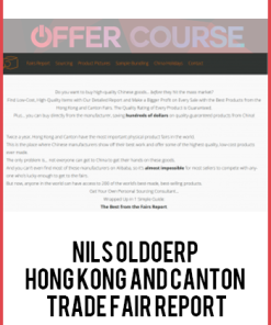 Nils Oldoerp – Hong Kong and Canton Trade Fair Report