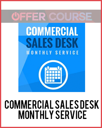 Commercial Sales Desk - Monthly Service