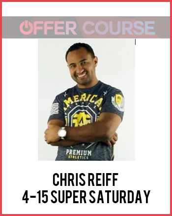 Chris Reiff – 4-15 Super Saturday