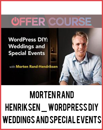 Morten Rand-Henriksen _ WordPress DIY_ Weddings and Special Events