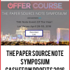 The Paper Source Note Symposium : Cash Ffow Profits 2016