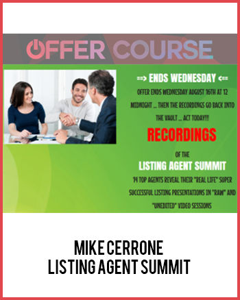 Mike Cerrone – Listing Agent Summit