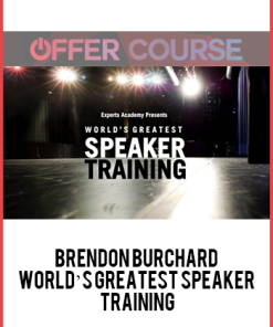 Brendon Burchard – World’s Greatest Speaker Training