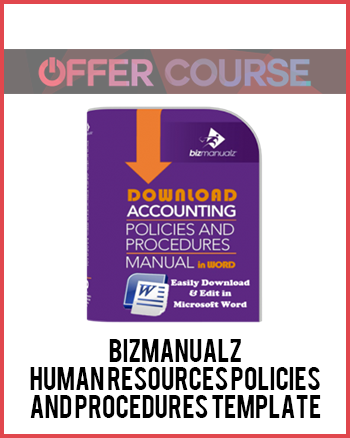 Bizmanualz – Human Resources Policies and Procedures Template