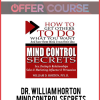 Dr. William Horton – Mind Control Secrets