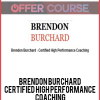 Brendon Burchard – Certified High Performance Coaching