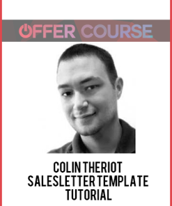 Colin Theriot – Salesletter Template Tutorial