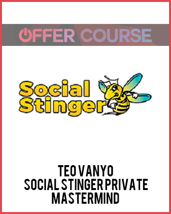 Teo Vanyo – Social Stinger Private Mastermind