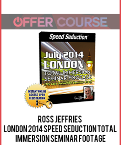 Ross Jeffries – London 2014 Speed Seduction Total Immersion Seminar Footage
