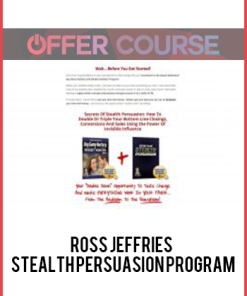 Ross Jeffries – Stealth Persuasion Program