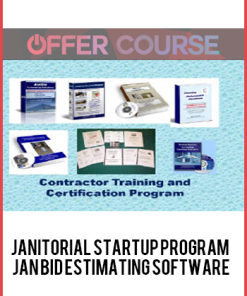 Janitorial Startup Program + JAN BID Estimating Software