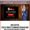 Jon Taffer – The Ultimate Seminar For Bar And Restaurant Professional