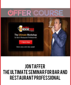 Jon Taffer – The Ultimate Seminar For Bar And Restaurant Professional