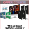 Pam Hendrickson – Content Crash Course