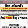 Ron Legrand – Control Without Ownership