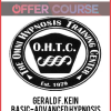 Gerald F. Kein – Basic-Advanced Hypnosis Course