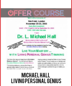 Michael Hall – Living Personal Genius