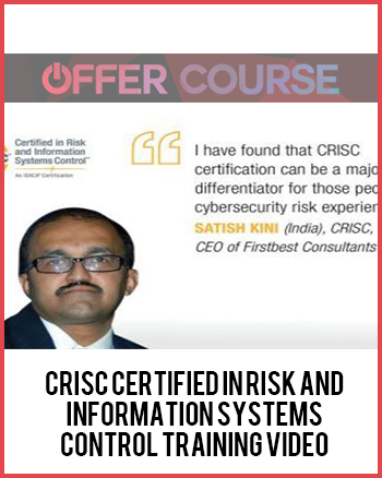 CRISC Certified in Risk and Information Systems Control training video