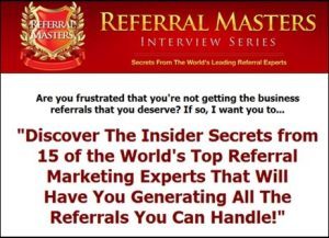 David Frey – Referral Masters Interview Series