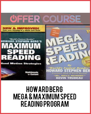 Howard Berg – Mega & Maximum Speed Reading Program