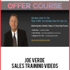 Joe Verde – Sales Training Videos