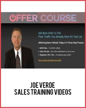 Joe Verde – Sales Training Videos