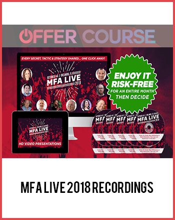 MFA Live 2018 Recordings