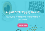Its A Lovely Life - August 2019 Blogging Blastoff