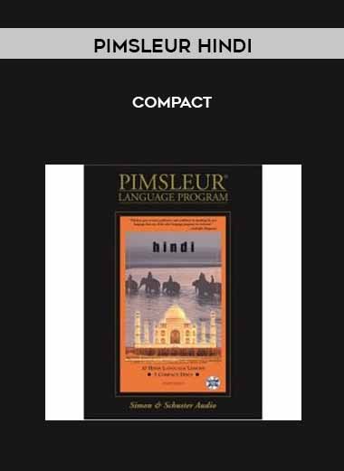 Compact by Pimsleur Hindi