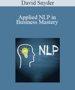David Snyder – Applied NLP in Business Mastery