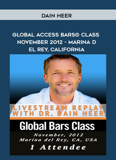 Dain Heer - Global Access Bars® Class - November 2012 - Marina del Rey, California by Dain Heer