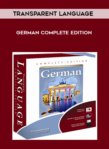 German Complete Edition by Transparent Language
