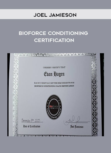 Joel Jamieson: BioForce Conditioning Certification