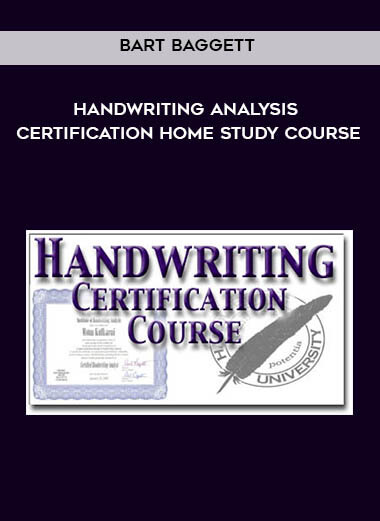 Bart Baggett – Handwriting Analysis Certification Home Study Course